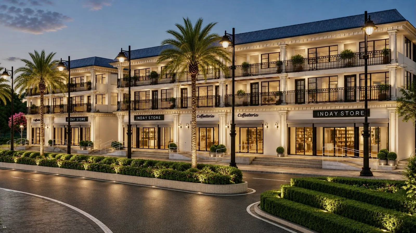 Retail plaza — Golden Avenue Riverside City